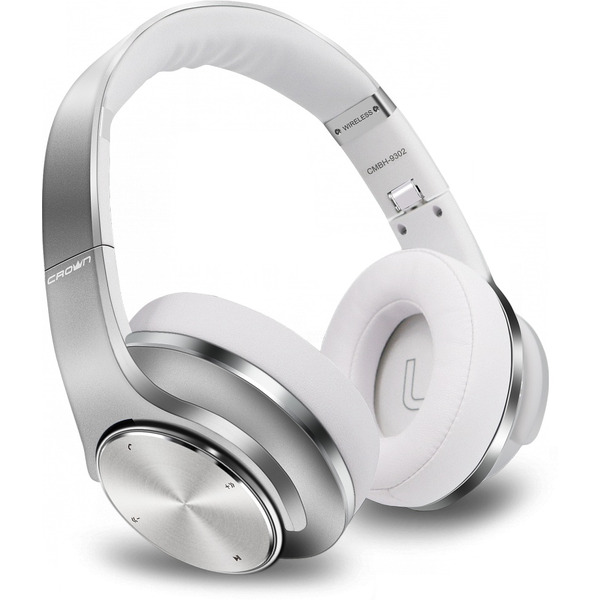 Наушники CrownMicro CMBH-9320 (серебристый)