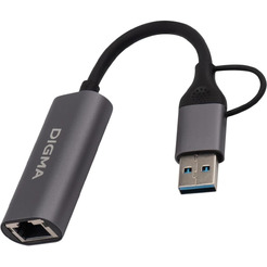 Сетевой адаптер Gigabit Ethernet Digma DLA-GEUC01