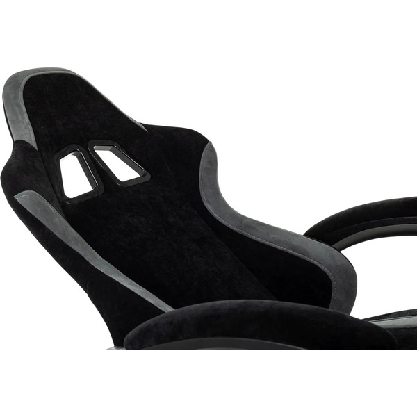 Кресло игровое Knight Wolf черный/серый