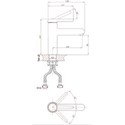 Смеситель для умывальника A-Five A5-0521