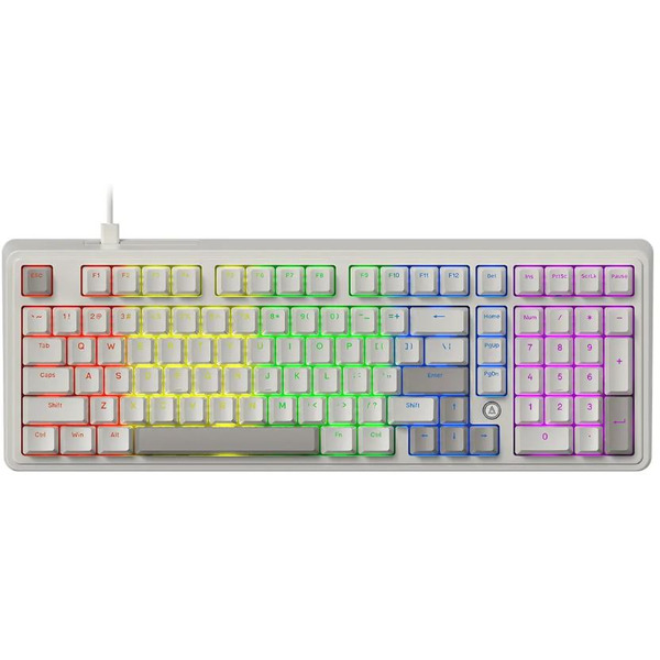 Компьютерная клавиатура AJAZZ AK980 (ретро расцветка)