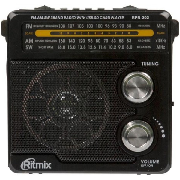 Радиоприемник RITMIX RPR-202 BLACK