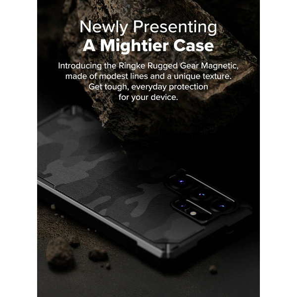 Чехол Ringke RUGGED GEAR MAGNETIC для Galaxy S25 Ultra CAMO BLACK