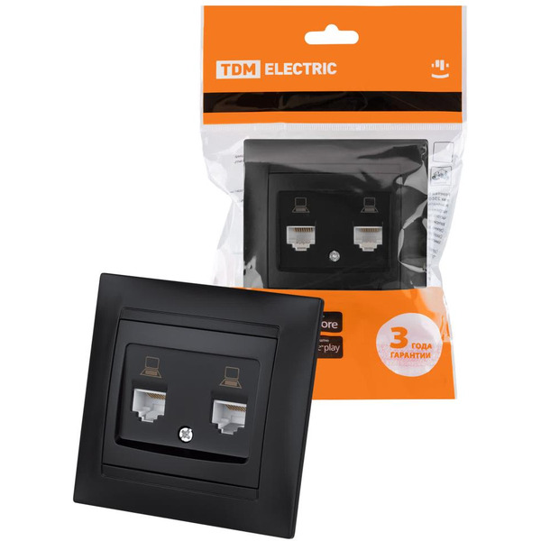 Розетка компьютерная TDM Electric Лама SQ1815-0675