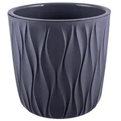 Горшок для цветов с дренажной вставкой Полимербыт Desert 3,6л 4386505