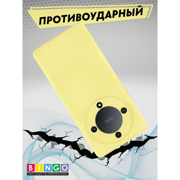Бампер Bingo Liquid TPU для HONOR X9b Желтый