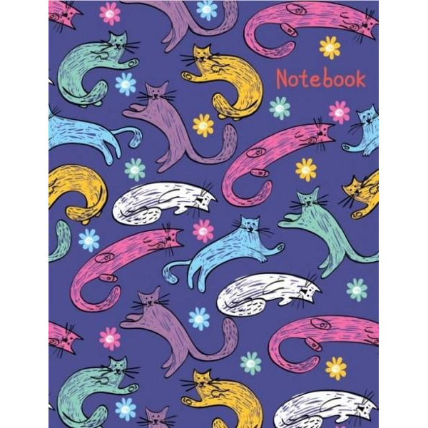 Записная книжка ФЕНИКС ЦВЕТНЫЕ КОТЫ (47118)