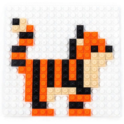 Конструктор Полесье Классик 73218 Мозаика №8 (животные саванны)