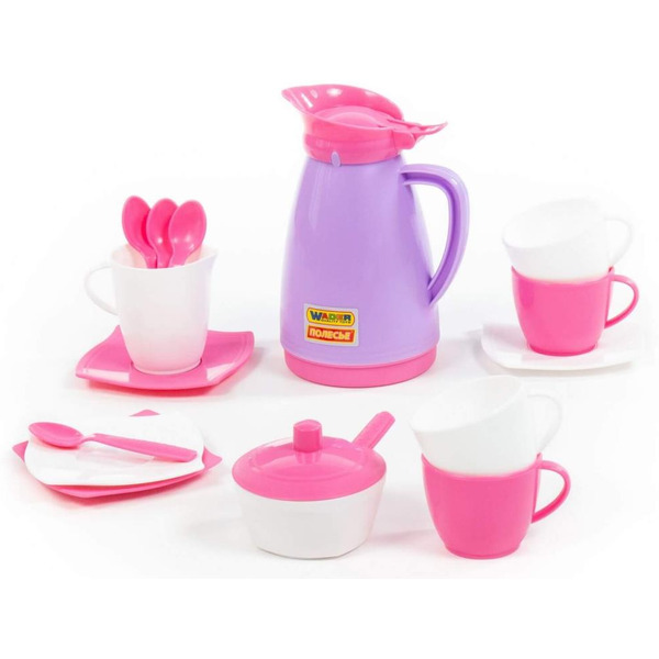 Набор детской посуды Полесье "Алиса" на 4 персоны (Pretty Pink)