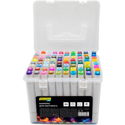 Набор маркеров для скетчинга Silwerhof Idea 2061189 (80 шт)