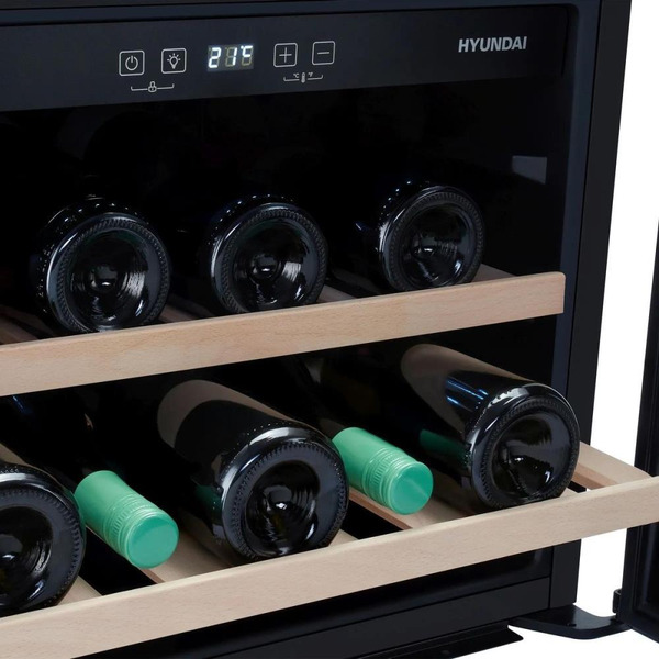 Винный шкаф Hyundai HBWC 0461 SCT (чёрный)