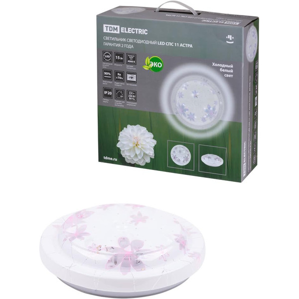 Светильник светодиодный TDM LED СПС 11 15Вт 4000К D35см, Астра SQ0329-0161