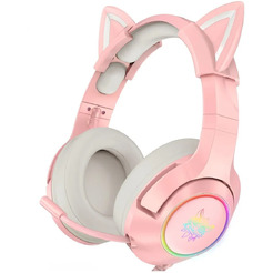 Игровые наушники Onikuma K9 Pink Cat