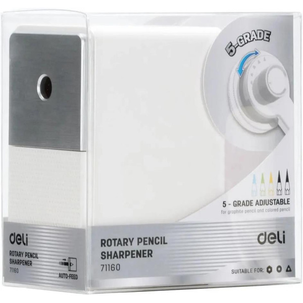 Точилка Deli 71160 (белый)