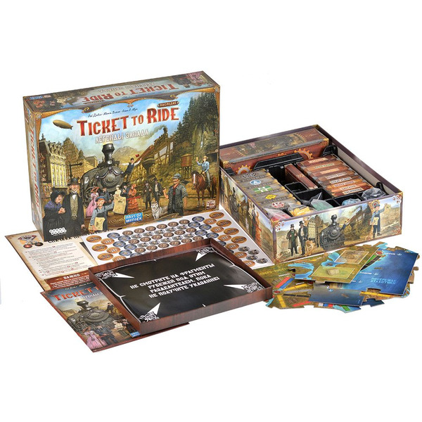 Настольная игра Hobby World Ticket To Ride. Наследие: Легенды Запада