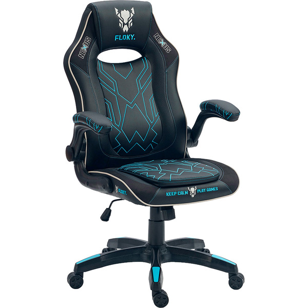 Кресло компьютерное FLOKY NEXUS Black-Blue V2