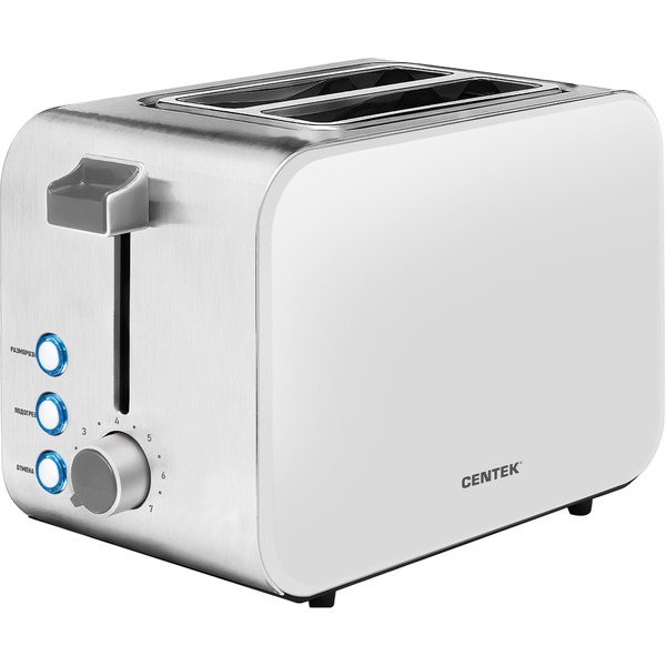 Тостер Centek CT-1422 (белый/серебристый)