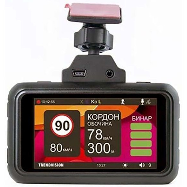 Видеорегистратор-радар детектор-GPS информатор (3в1) TrendVision Hybrid Signature EVO Wi 2CH