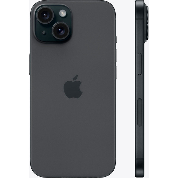 Смартфон Apple  iPhone 15 128GB восстановленный ELNU Грейд B, Black (ELN3090B0680)