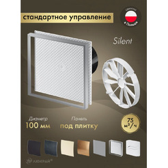 Вентилятор с панелью Awenta KWS100CZ-PI100-ZZ100