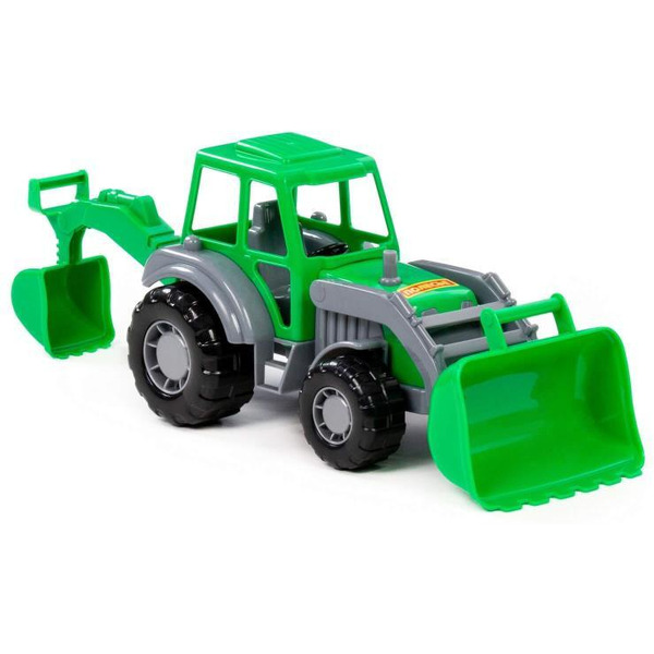 Экскаватор Полесье Мастер 24446 (серый/зеленый)