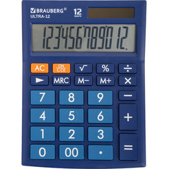 Калькулятор BRAUBERG Ultra 12-BU 250492 (синий)