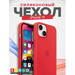Бампер Bingo Silicone Case для APPLE iPhone 13 Красный