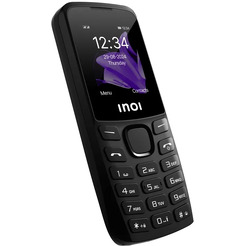 Мобильный телефон INOI 244 Modern Plus 4G +ЗУ WC-112 (черный)