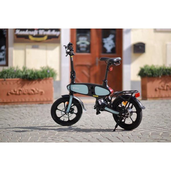 Электровелосипед DYU C2 250W (голубой)