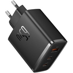 Сетевое зарядное Baseus Cube Pro 3 Ports Fast Charger 65W P10152301113-00 (черный)