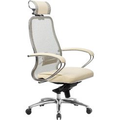 Кресло офисное МЕТТА Samurai SL-2.04 светло-коричневый