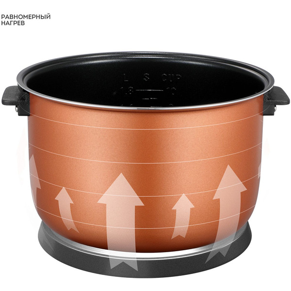 Мультиварка GALAXY GL2649 5л черный/серебристый