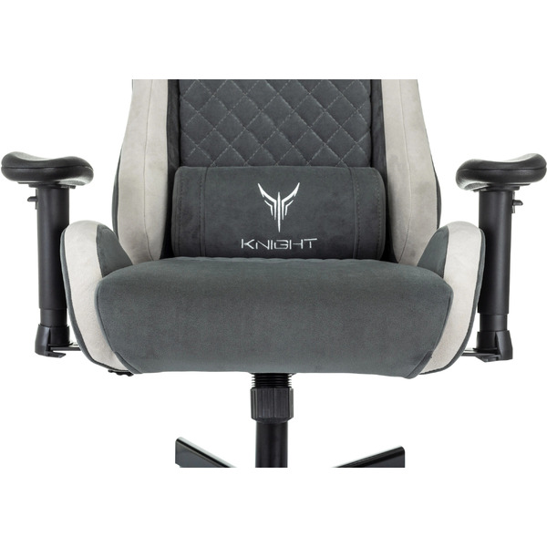 Игровое кресло Knight Regal Fabric (серый/светло-серый)