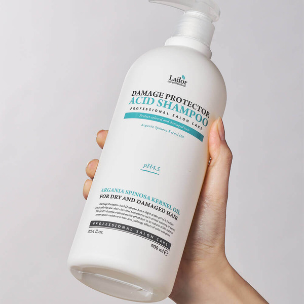 Шампунь для волос с аргановым маслом Lador Damage Protector Acid Shampoo, 900 мл