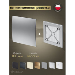 Решетка с панелью Awenta RW100sz-PET100