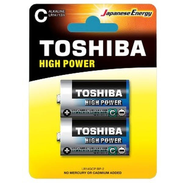 Батарейка TOSHIBA High Power LR14GCP BP-2