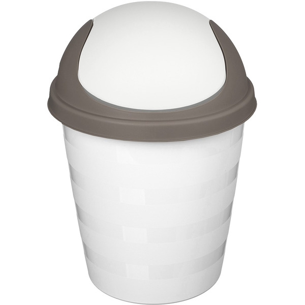 Контейнер для мусора IDILAND Rambai 221303421/03 (светло-серый)