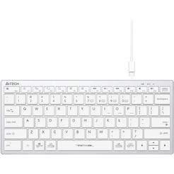 Клавиатура A4Tech Fstyler FBX51C (серебристый/белый)