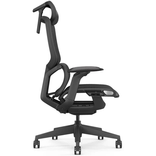 Кресло компьютерное SitZone E-JX-001А сетка, черный, крестов. пластик