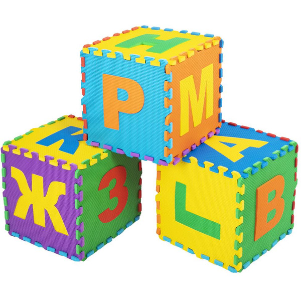 Коврик-пазл напольный ЮНЛАНДИЯ Алфавит 664657