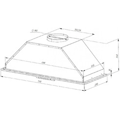 Вытяжка Akpo Neva Eco 80 WK-4 (нержавеющая сталь)