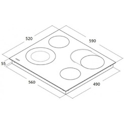 Варочная панель Akpo PKA 60 9218 BL