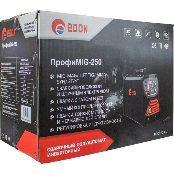 Сварочный инвертор Edon ПрофиMIG-250