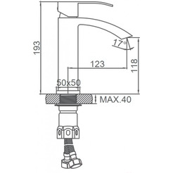 Смеситель Ledeme L71017