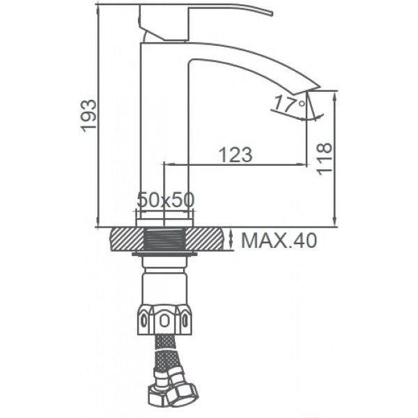 Смеситель Ledeme L71017