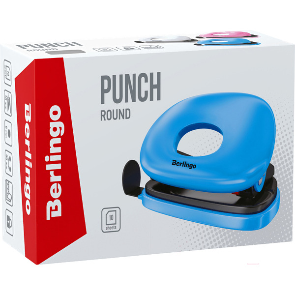 Дырокол Berlingo Round DDp_20101 (белый)