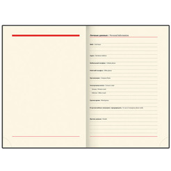 Ежедневник BRAUBERG недатированный Flame 113429 (черный)