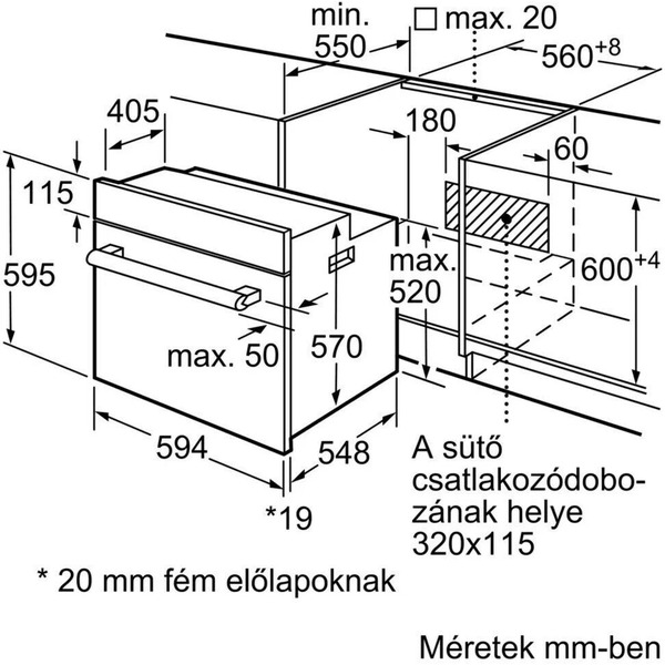 Духовой шкаф Bosch HBF114BS1