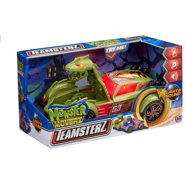 Игрушка Teamsterz машинка-трансформер  Monster Moverz Conveterz  (1417113B/зеленая)