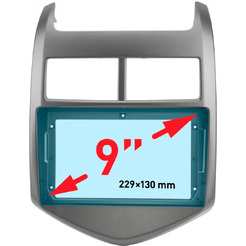 Рамка Incar RCV-FC219 (UMS CHEVROLET Aveo 2012+)
